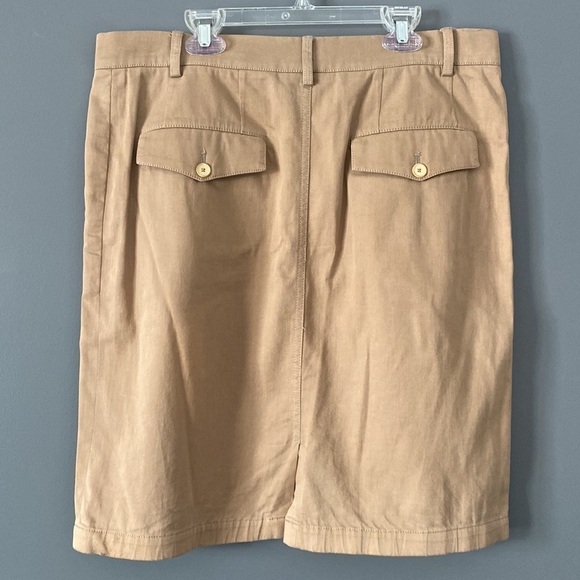 Gunex Italy Skirt US 8 Minimalist Fall Essential Camel Beige - Picture 4 of 11